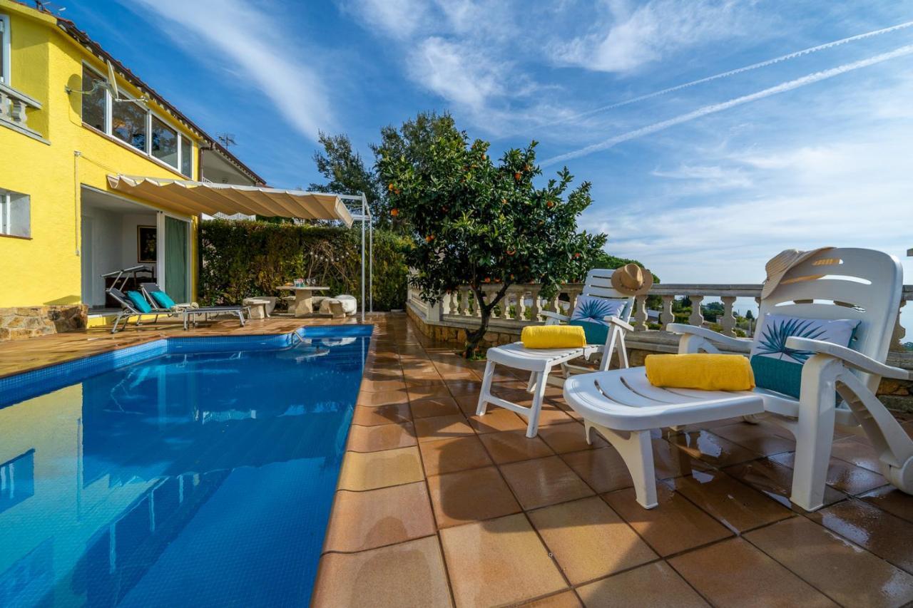 Villa Vista Lux, Piscina Privada Y Zona Exterior Con Vista Mar Тосса-де-Мар Экстерьер фото